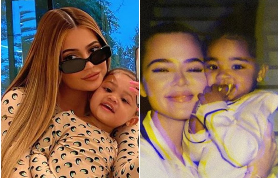 Kylie Jenner and Khloe Kardashian Twinning With Their Kids