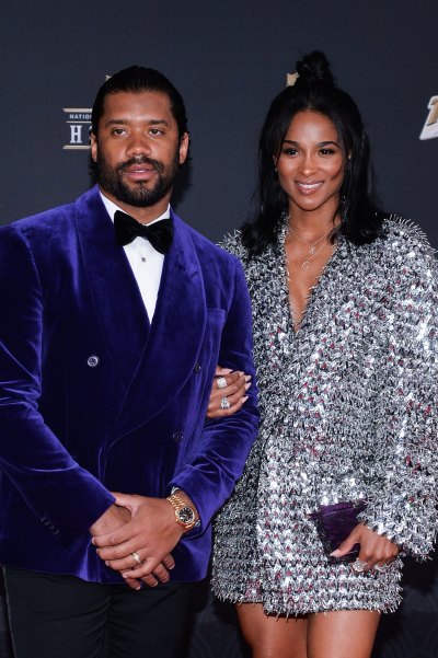 Russell Wilson and Ciara