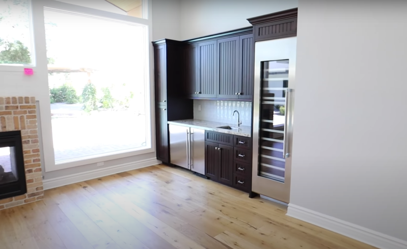 Bachelor Arie Luyendyk and Lauren Burnham House Tour Butler's Cabinet