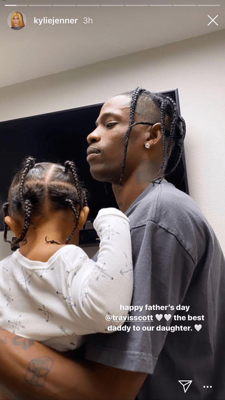 Stormi and Travis Scott