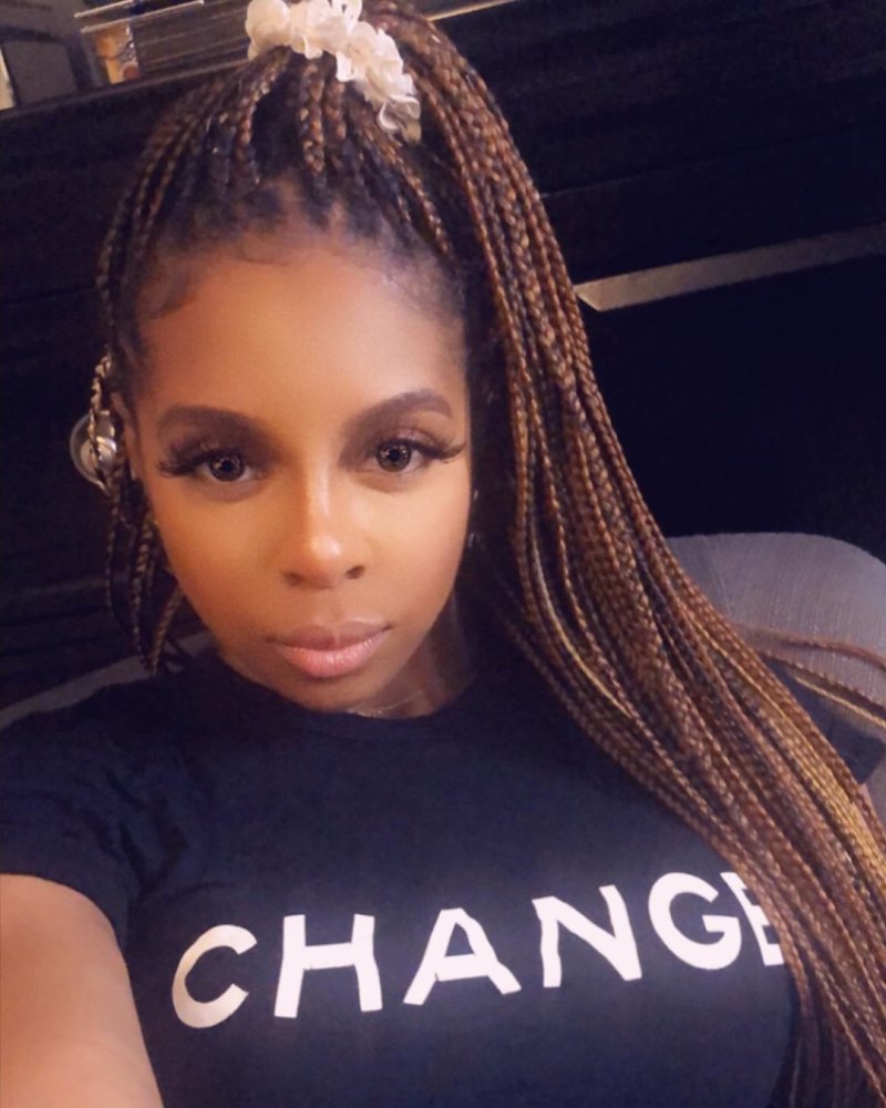 Candiace Dillard Bassett Smiles in Change Tshirt