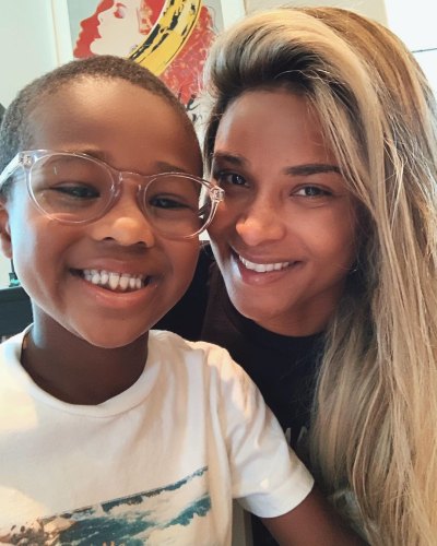 Pregnant Ciara Smiles With Son Future