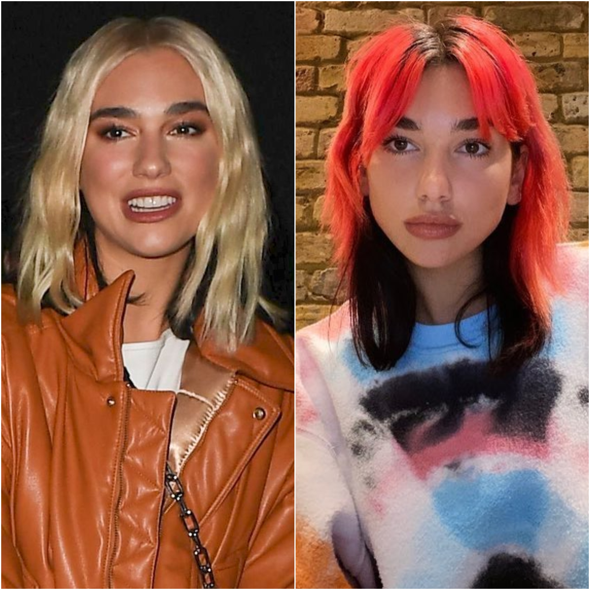 Dua lipa hair transformation