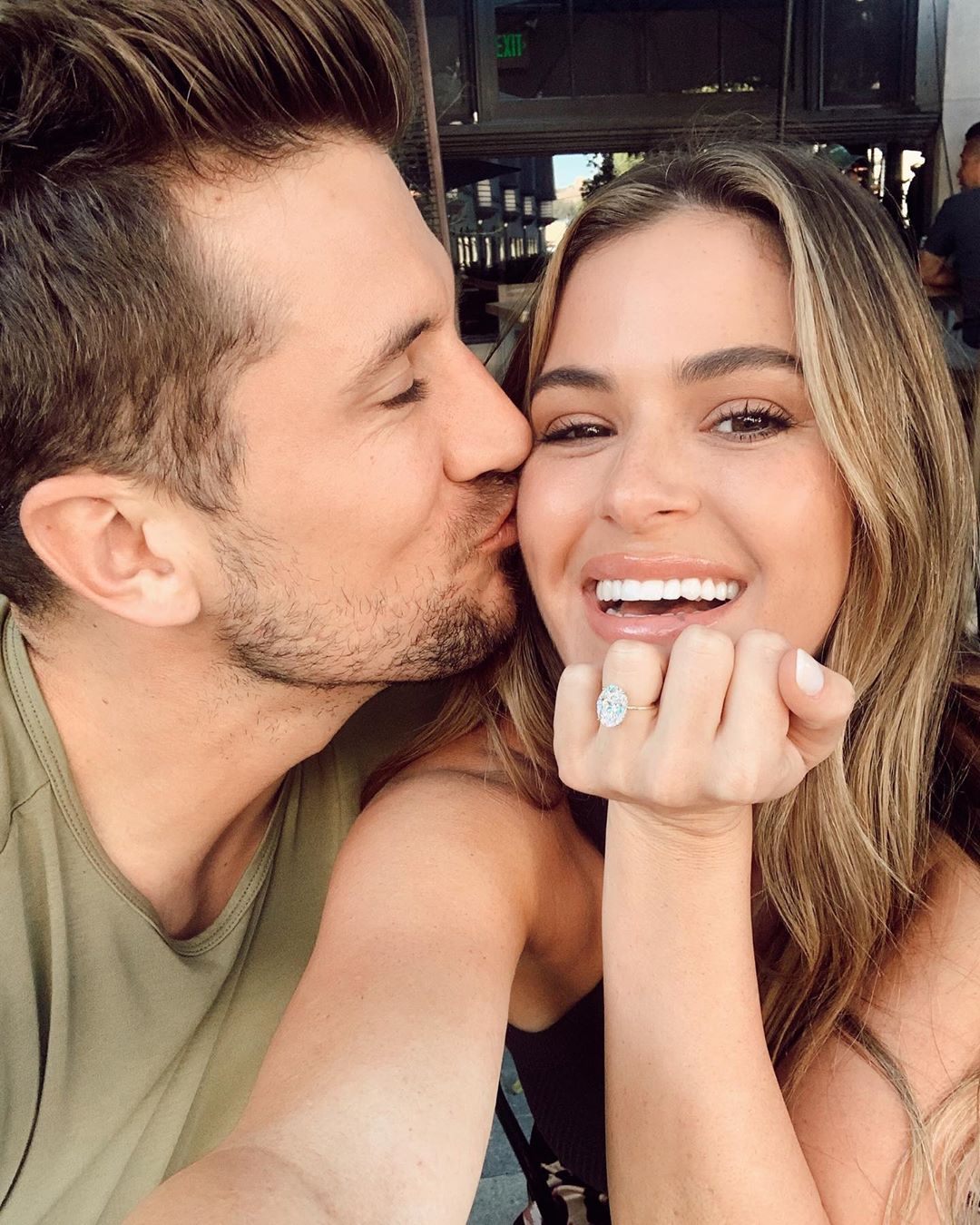 Bachelorette JoJo Fletcher and Jordan Rodgers Selfie With Wedding Ring