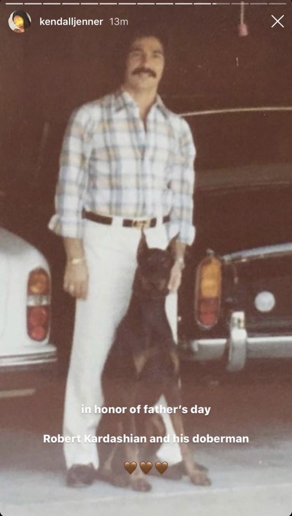 kendall-jenner-robert-kardashian-fathers-day