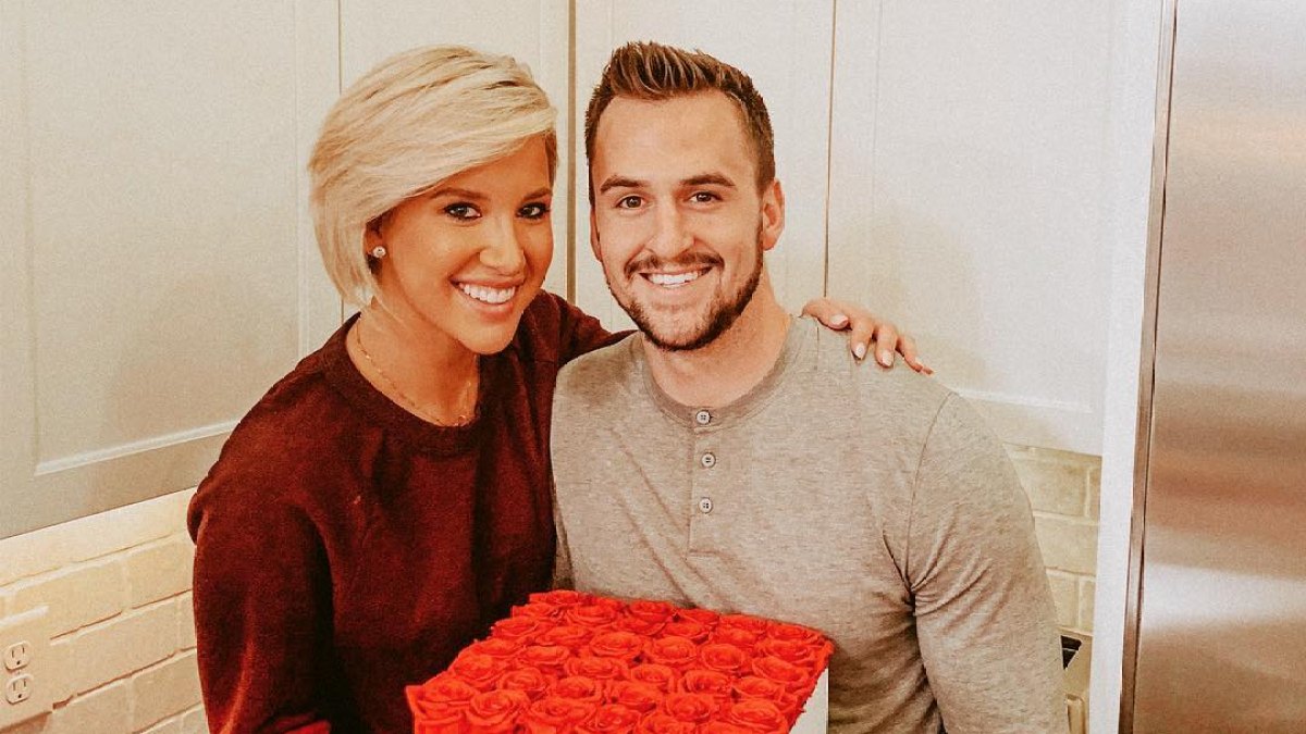 Savannah Chrisley Smiles With Fiance Nic Kerdiles With Roses