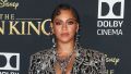 Beyonce Wears Sparkly Suit at Lion King Premiere