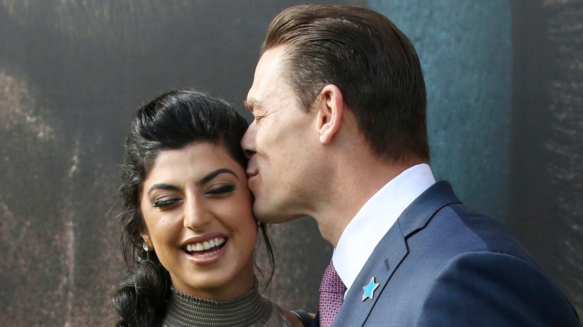 Who Is John Cena's Girlfriend Shay Shariatzadeh Kiss at Dolittle Premiere
