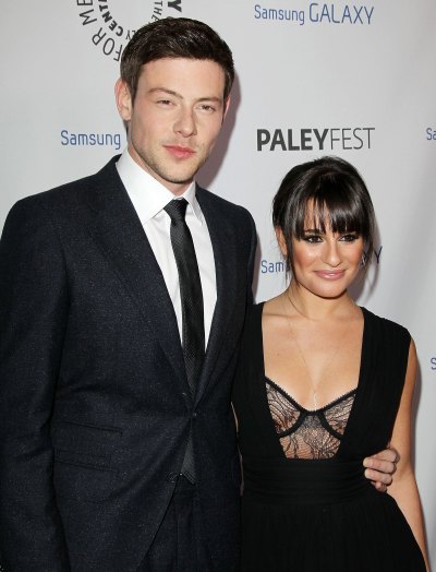 Cory Monteith and Lea Michele Smile Together on Red Carpet