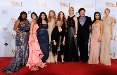 Glee Cast on Red Carpet Golden Globes