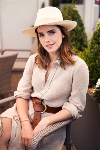 Emma Watson Wears Vintage Ralph Lauren at Wimbledon