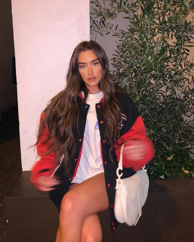 Stassie Wearing Noah's Jacket