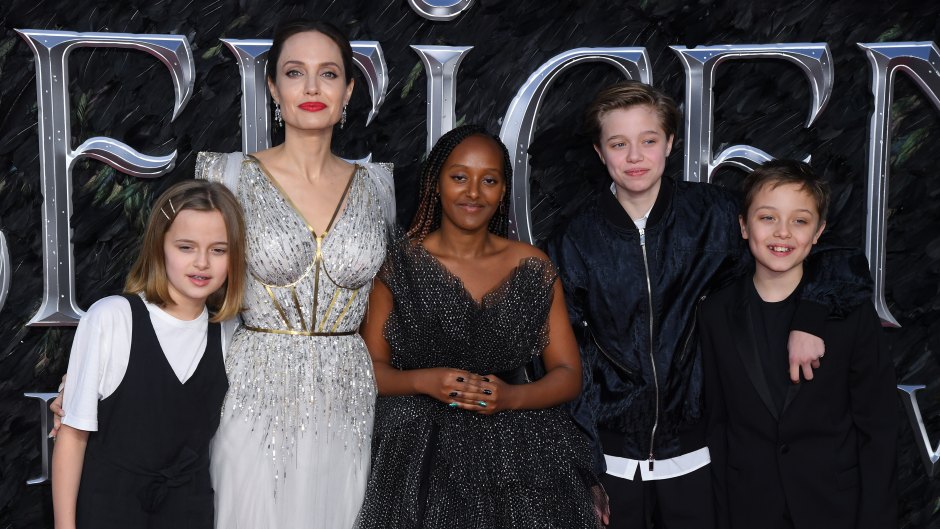 Angelina Jolie and her Kids