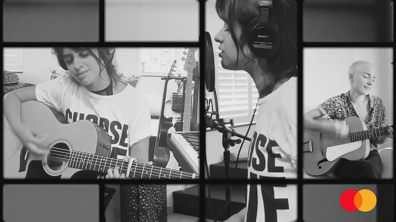 Camila Cabello Performs for Mastercard's Digital Priceless Experiences