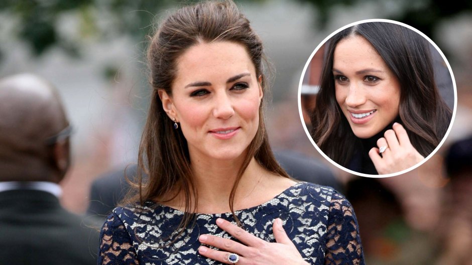 Biggest Engagement Rings Royals Kate Middleton Meghan Markle