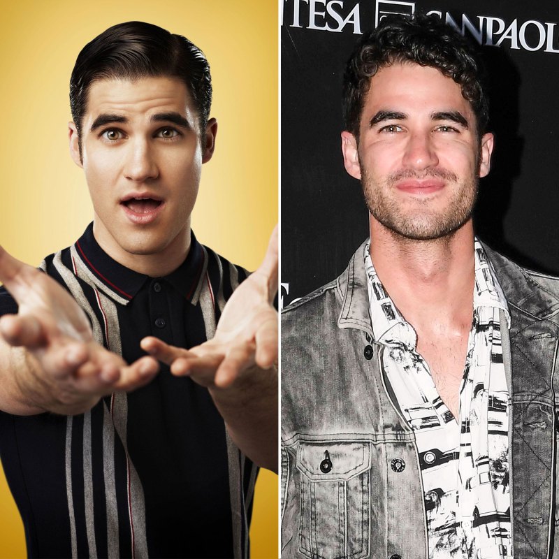 Darren Criss Glee Then and Now