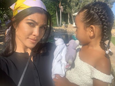 Kourtney Kardashian and Chicago West 