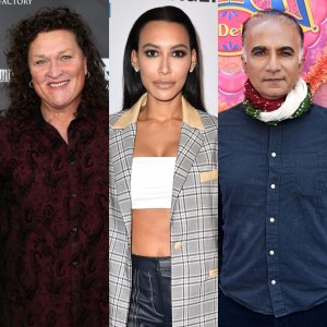 Naya-Rivera-Glee-Costars-Dot-Marie-Jones-and-Iqbal-Theba-Visit-Lake-Piru