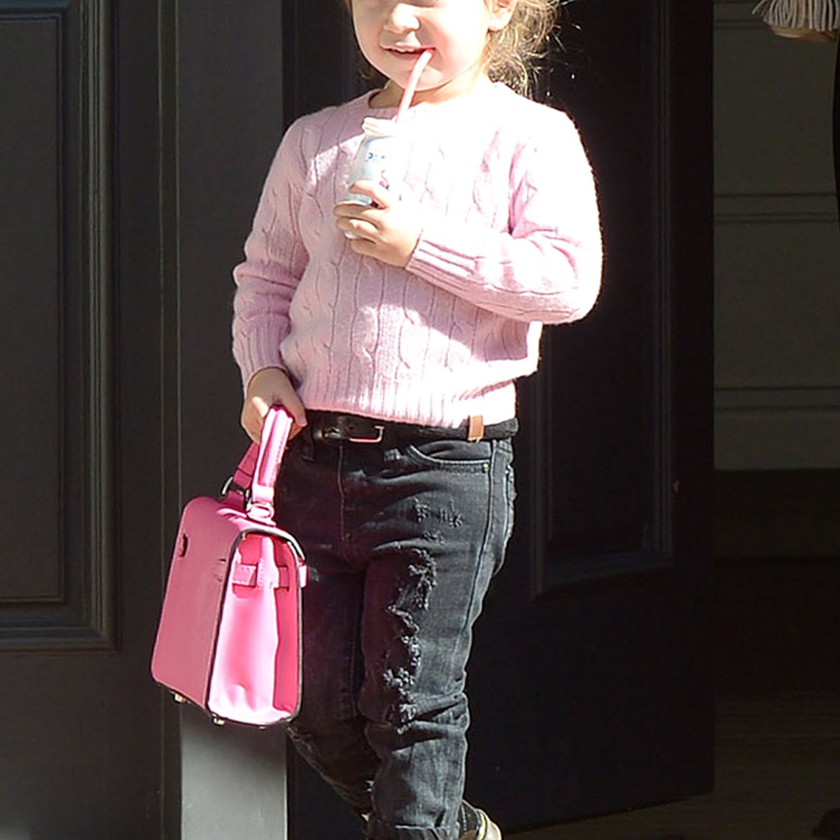 Move Over, North West! Penelope Disick Shows Off $8,000 Baby Birkin Bag –  See The Photos!
