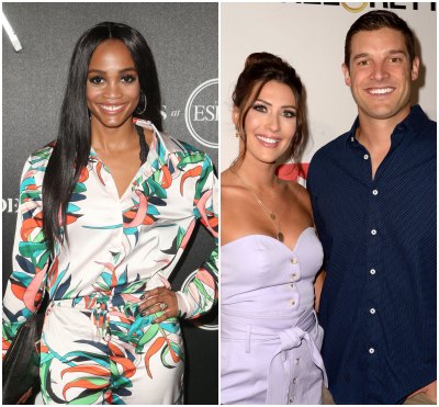 Rachel Lindsay Calls Bachelorette Becca Kufrin's Fiance Garrett a Piece of Shit