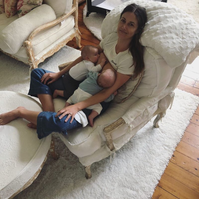 Caley Stoke Breastfeeding Twins Sam and Bo