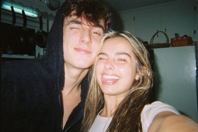 TikTok Stars Bryce Hall and Addison Rae