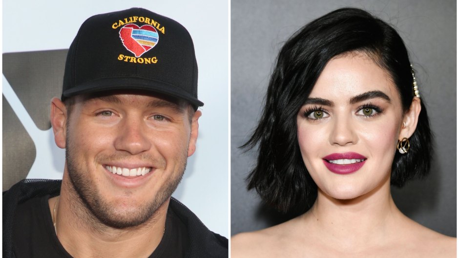 Bachelor Colton Underwood Wears Hat actress Lucy Hale
