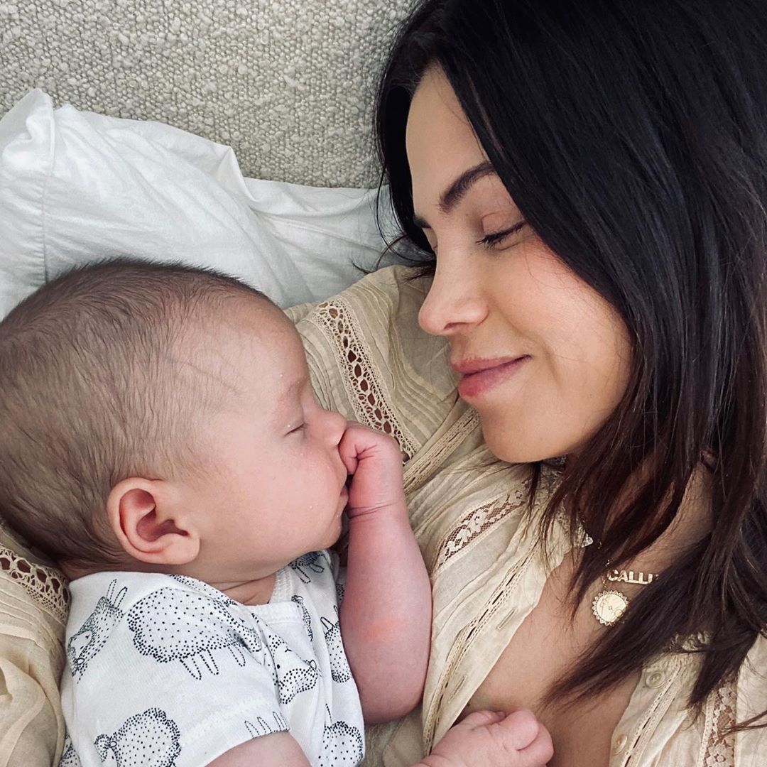 Jenna Dewan Cuddling Baby Callum