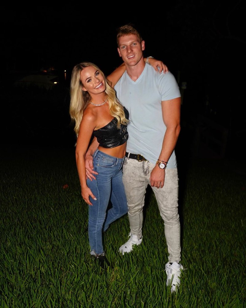 Juliette Porter and Sam Logan Smile Together