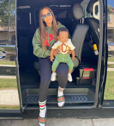 Malika Haqq Baby Gallery Son Ace Photos Matching Outfits
