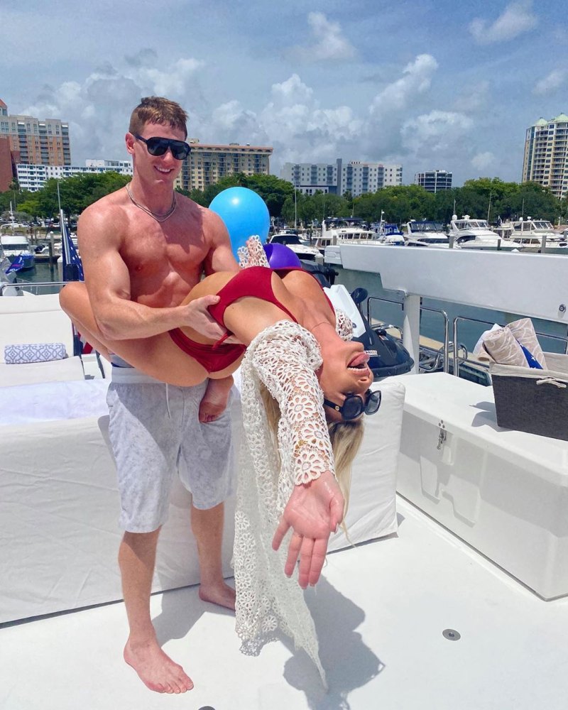 Siesta Key's Juliette Porter and Boyfriend Sam Logan Birthday on a Boat