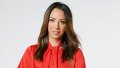 Kristen Doute Poses in Red Blouse