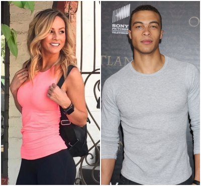 Clare Crawley 'Reached Out' to Fiance Dale Moss Before Bachelorette Clare Crawley Wears Pink Tank Top and Leggings Dale Wears Grey Sweater
