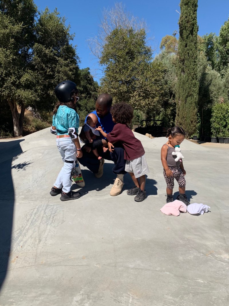 Kanye West's Cutest Photos With Kids North, Saint, Chicago and Psalm 15
