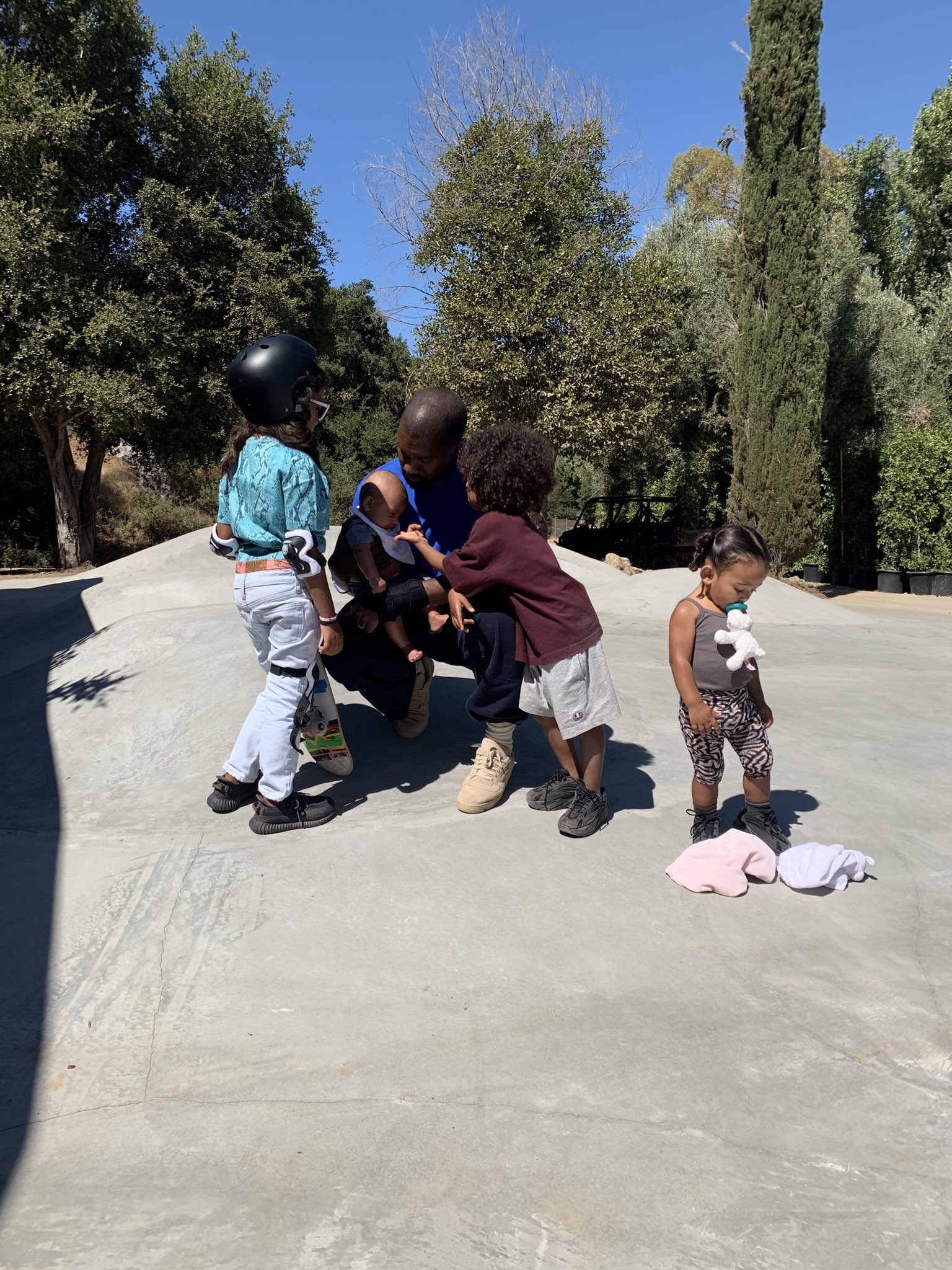 Kanye West's Cutest Photos With Kids North, Saint, Chicago and Psalm 15