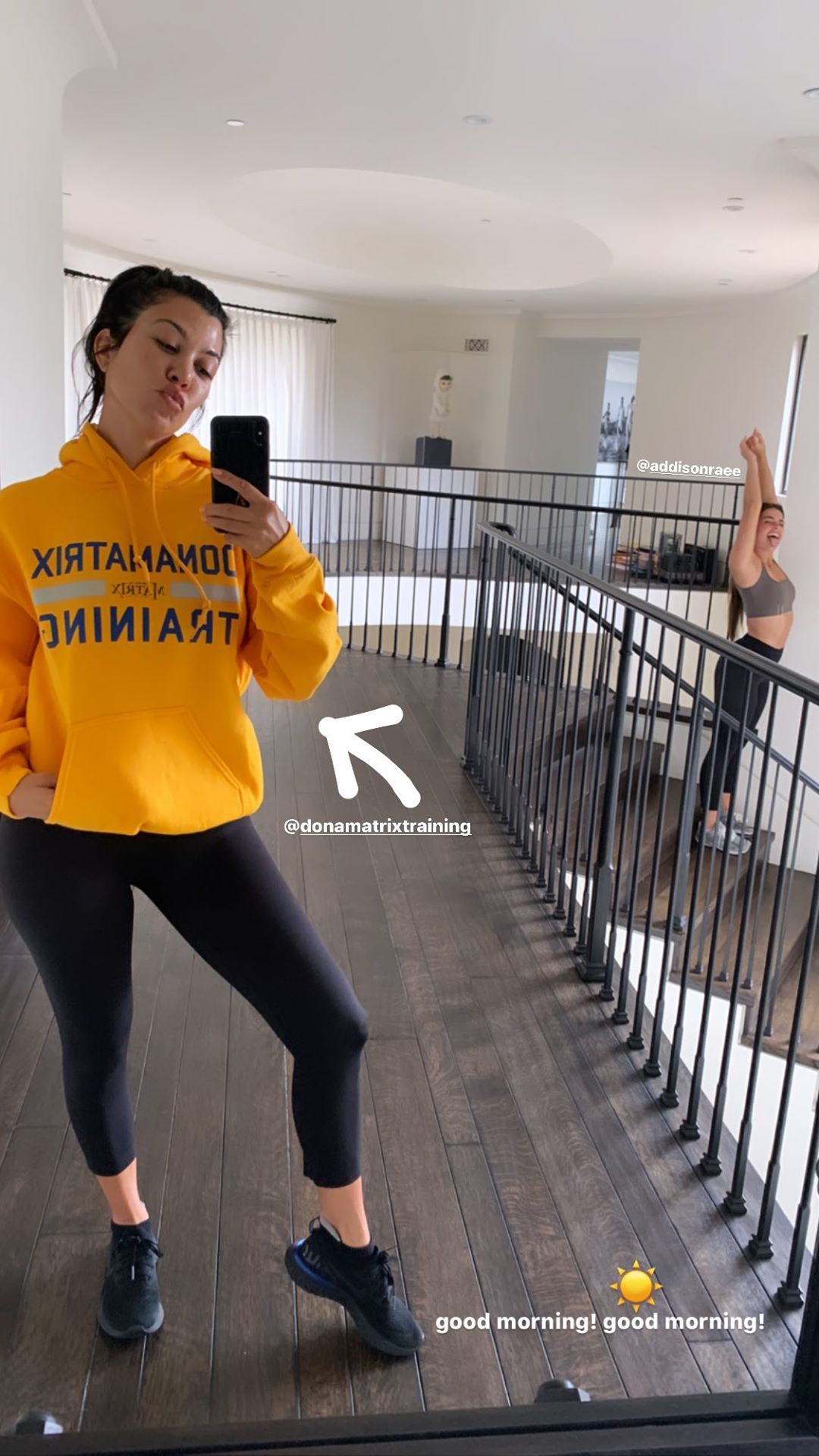 Kourtney Kardashian Addison Rae Photos