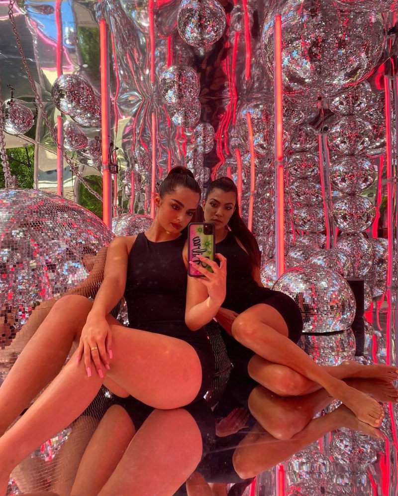 Kourtney Kardashian Addison Rae Photos