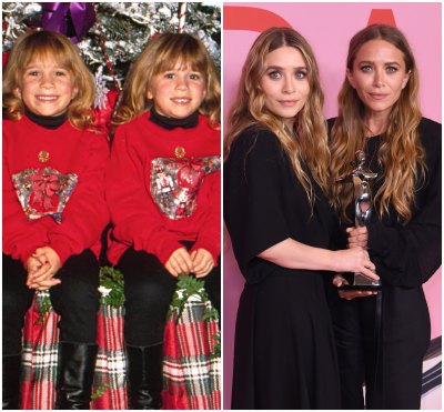 Mary Kate and Ashley Olsen Then and Now