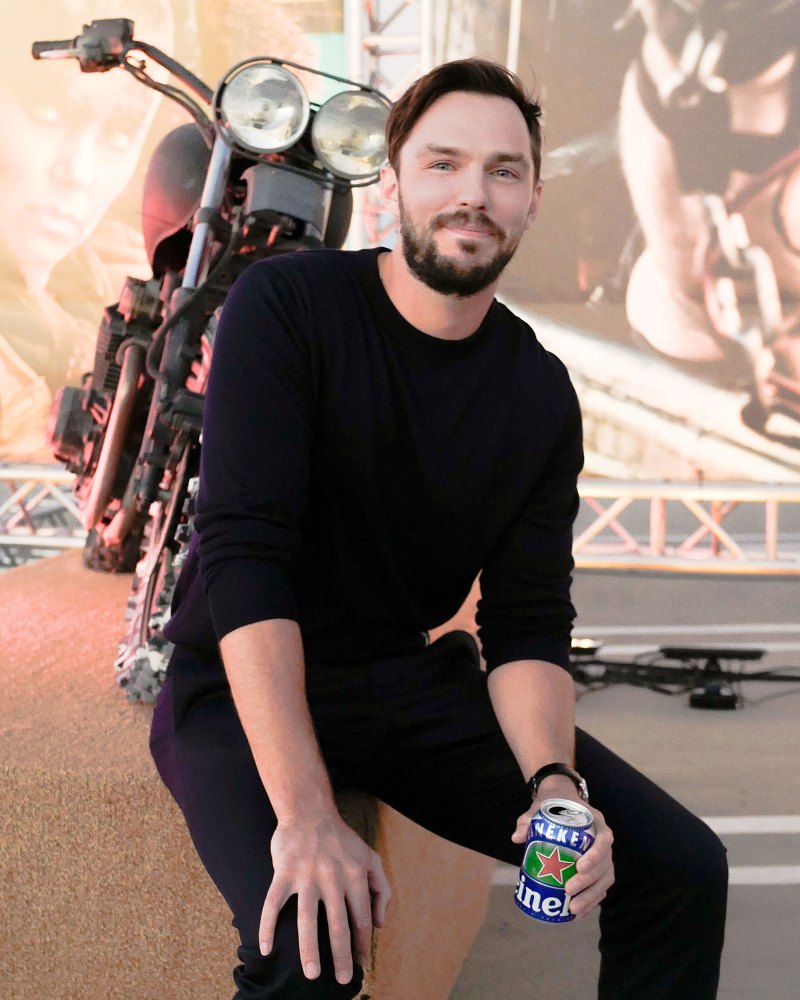 Nicholas Hoult enjoys an alcohol-free Heineken 0.0 at Mad Max Fury Road