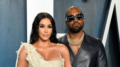 Kim Kardashian and Kanye West Photo