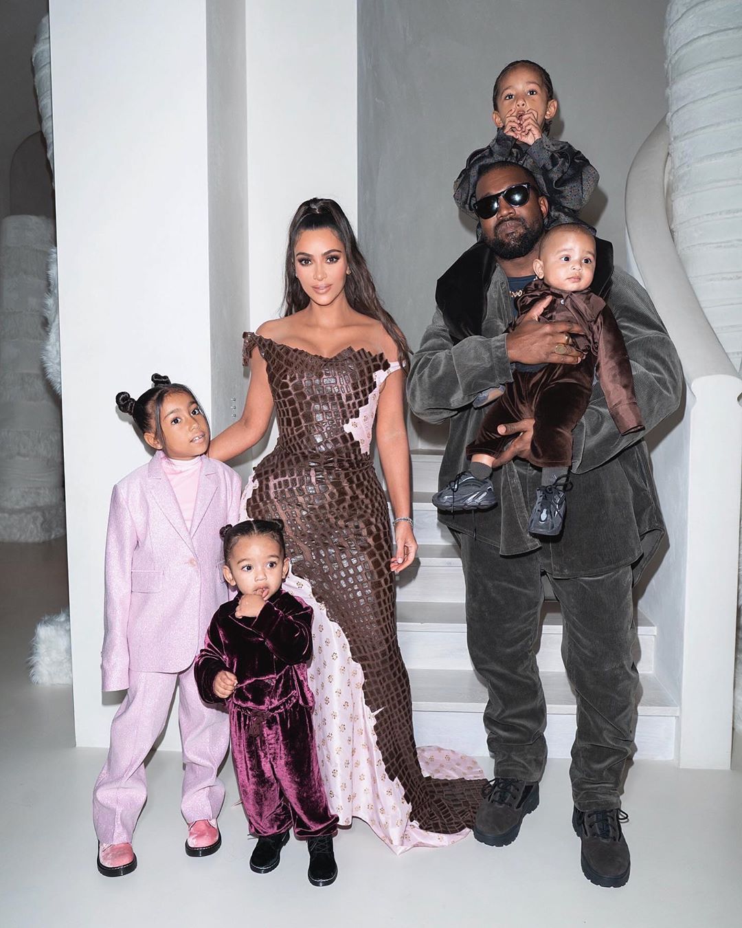 Kanye West's Cutest Photos With Kids North, Saint, Chicago and Psalm 7
