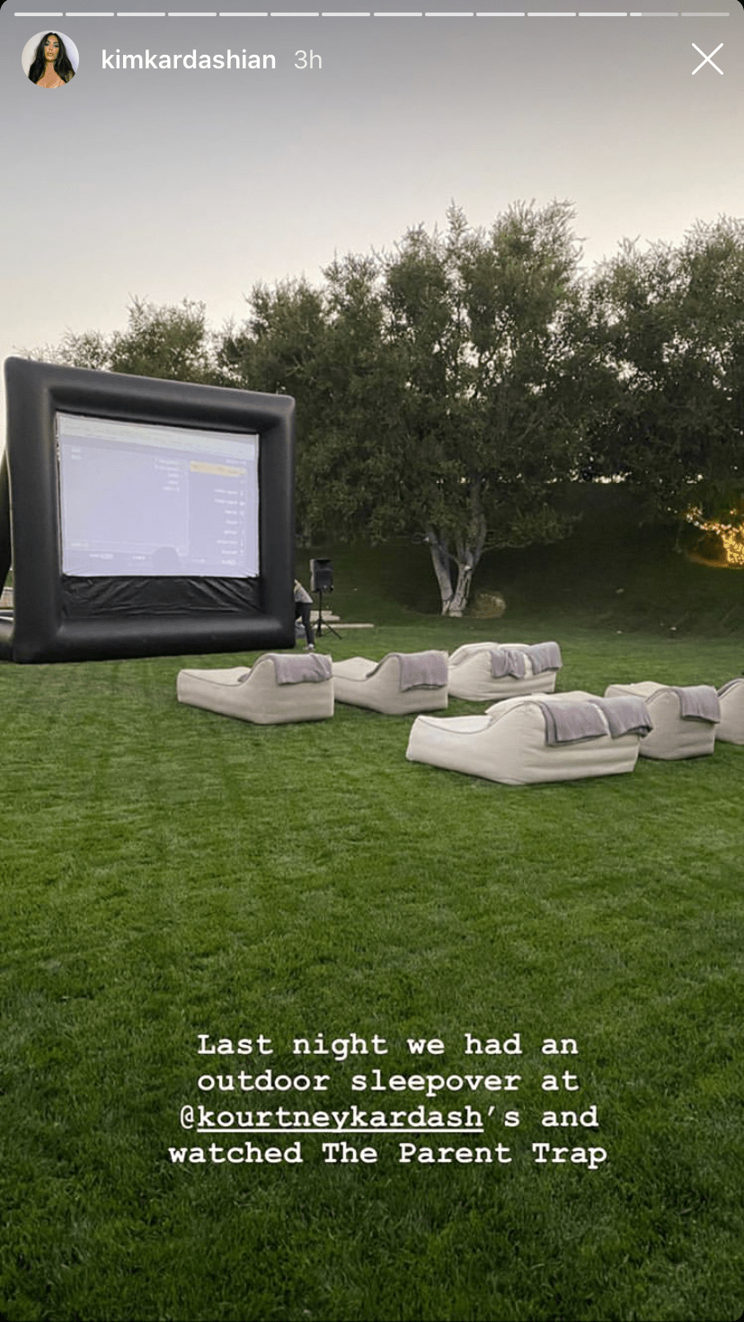 kourtney-kardashian-backyard-camping-sleepover-kim-kids