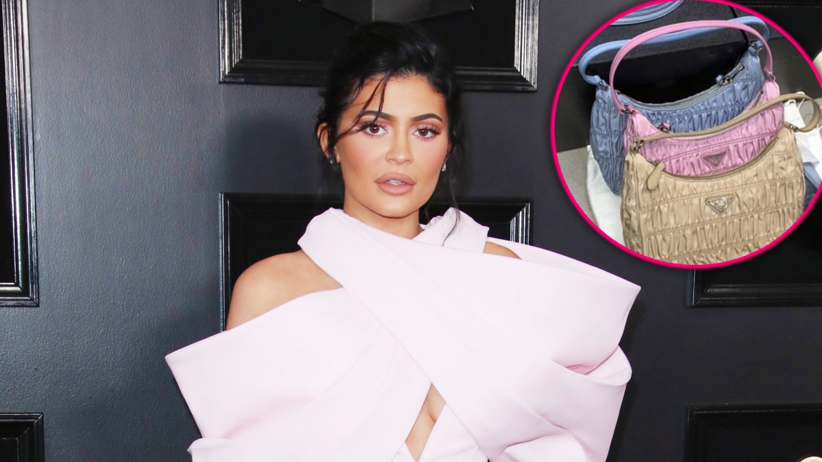 kylie jenner prada bags bucket hats ig