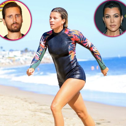 Sofia Richie is all smiles as she has fun in the water with friends