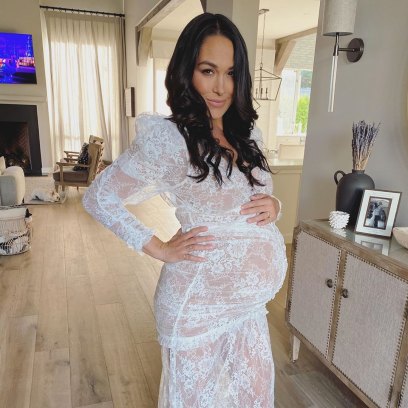 Brie Bella Is 'Up All Night' Breastfeeding Baby Boy After Giving Birth
