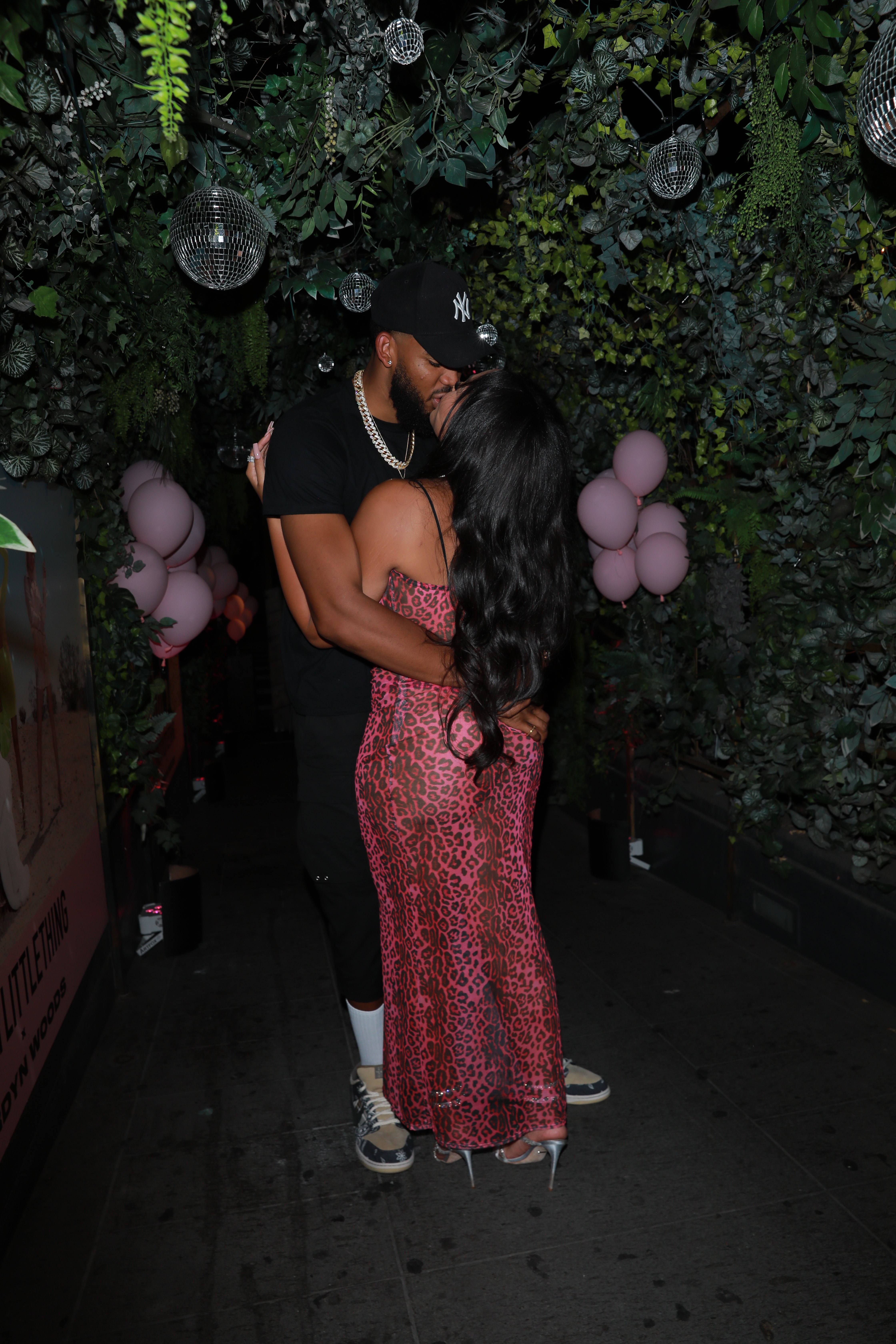 Jordyn Woods and Karl-Anthony Towns At PrettyLittleThing Launch