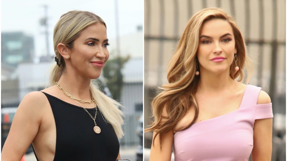 Kaitlyn Bristowe and Chrishell Stause Are Dressed Up on 'DWTS' Set