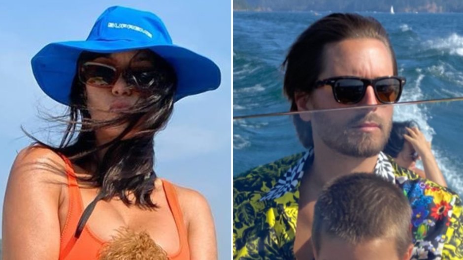 Kourtney Kardashian and Scott Disick Go Boating With Reign