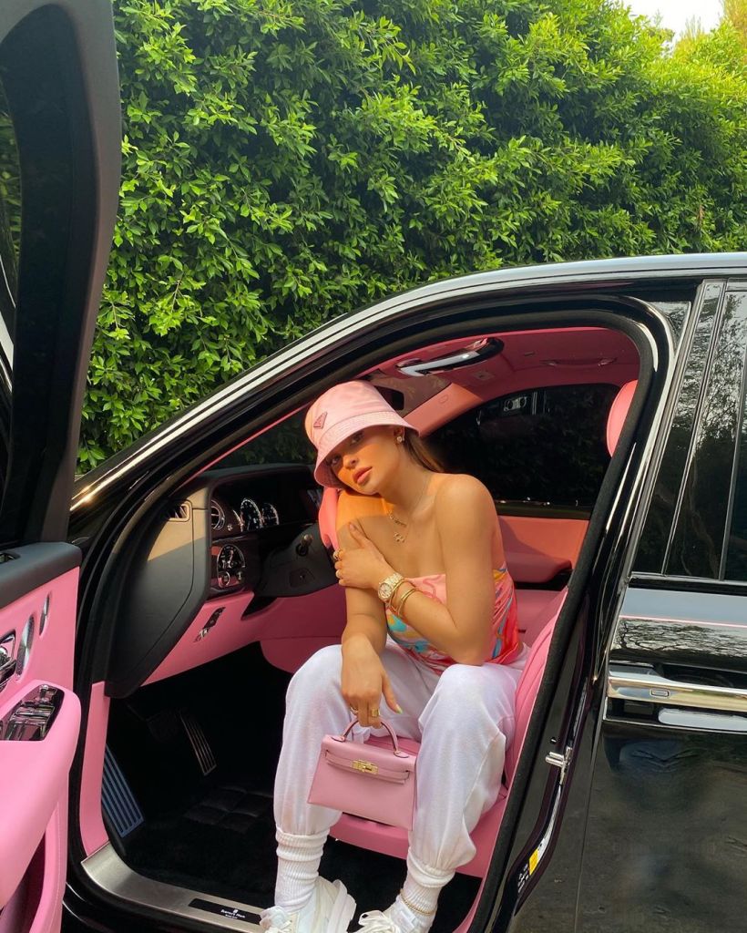 Kylie Jenner Matches Her Outfit to Her Custom Rolls-Royce