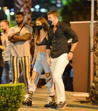 Francesca Farago packs on the PDA with Damian Powers during a night out in Hollywood!